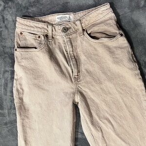 Abercrombie & Fitch  Light Tan Jeans